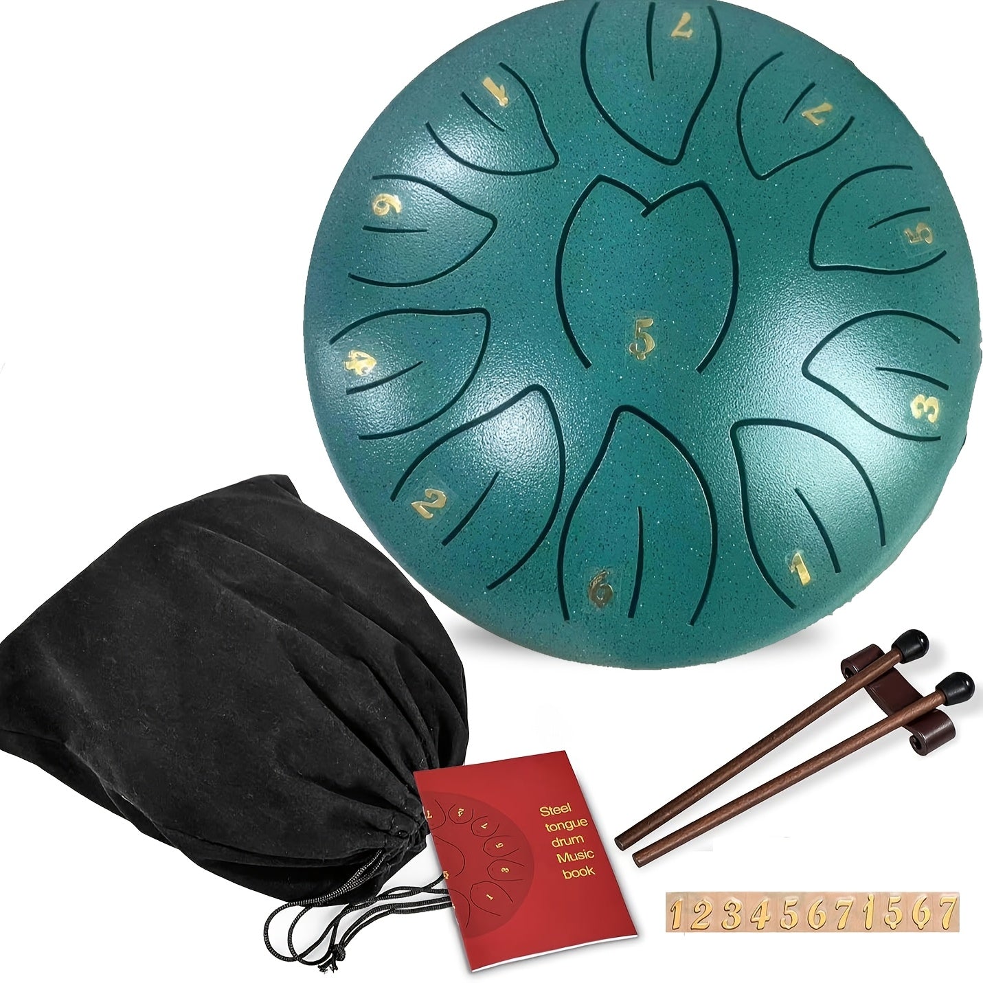 Utomhus Trädgårdsregntrumma Med 11 Melodiska Nycklar 10