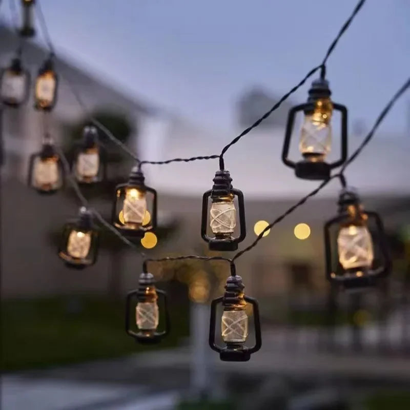 Utomhusbelysning LED-slingor med Flameffekt för Trädgårdsbelysning 5