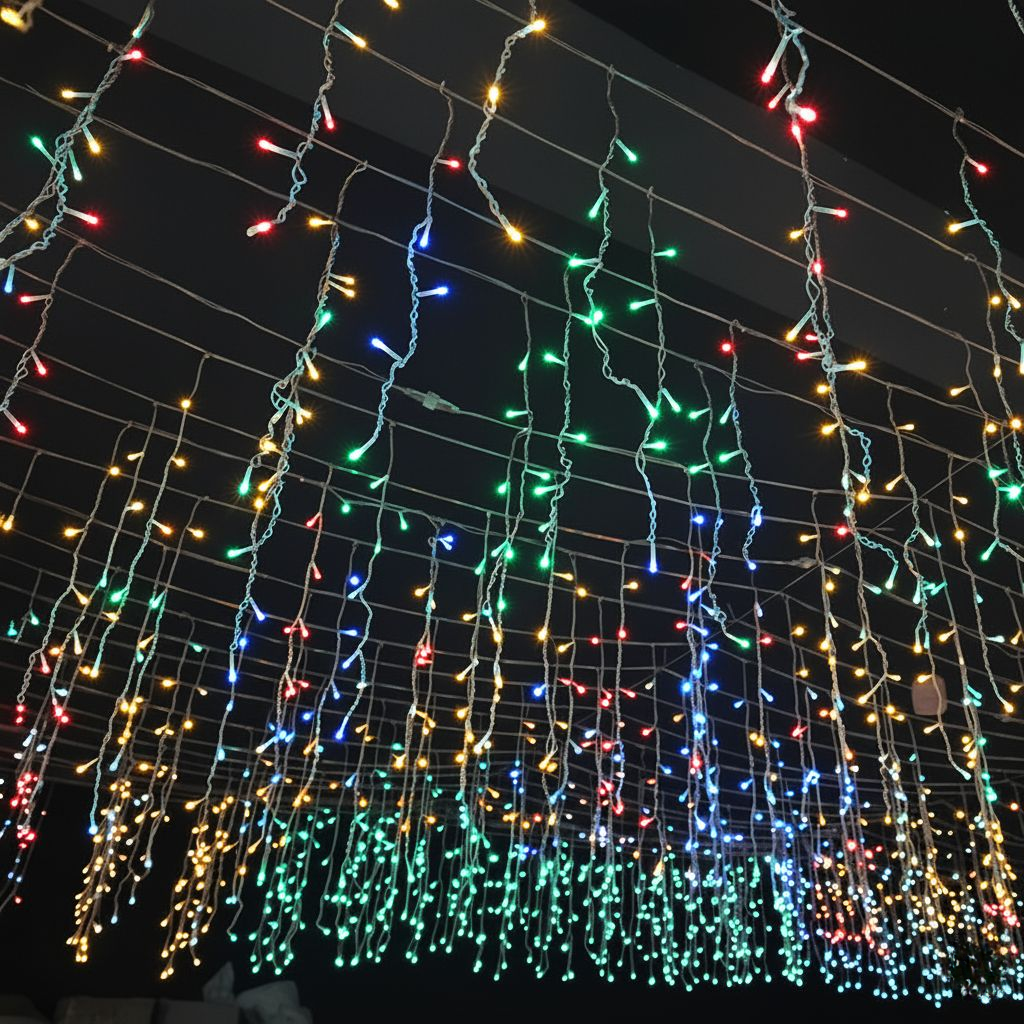 Utomhusbelysning LED Istappslampor 50m för Festlig Dekoration 3