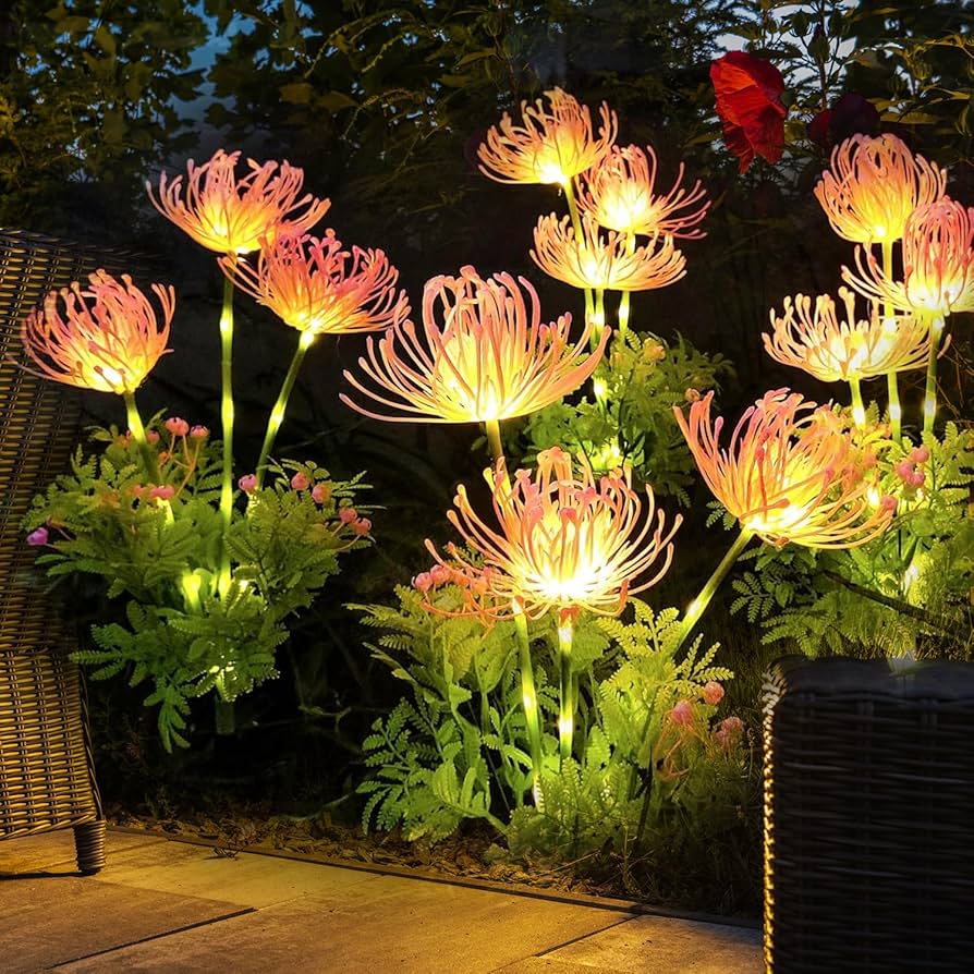 Utomhuslampa LED Blommönster för Utebelysning och Trädgård 3