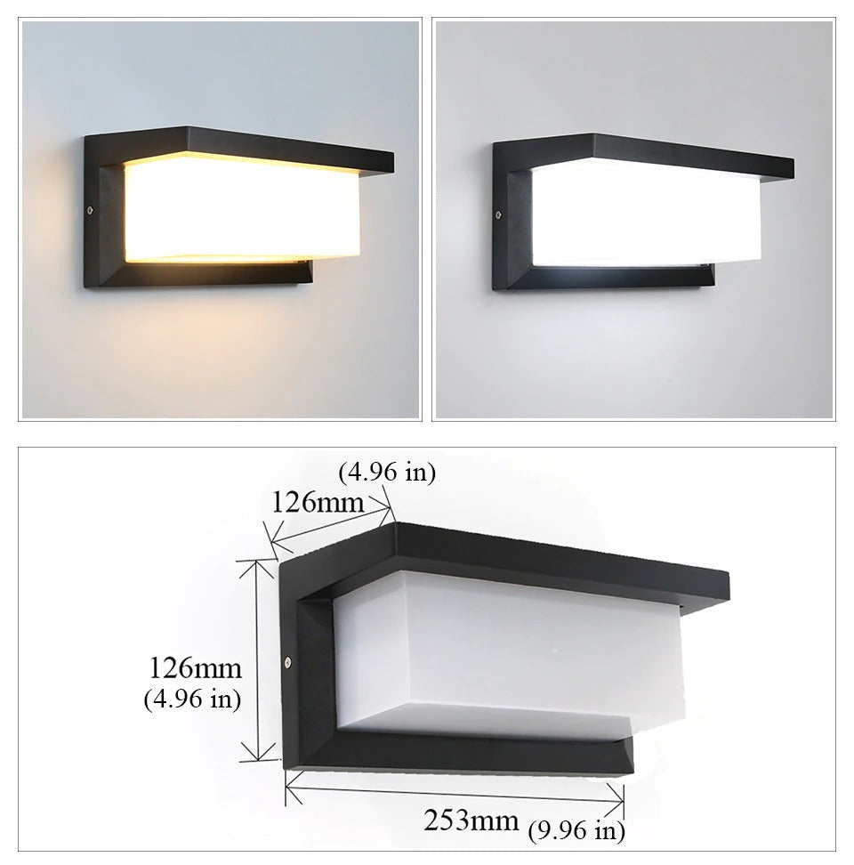 Utomhuslampa LED Horisontell Modern Design 6