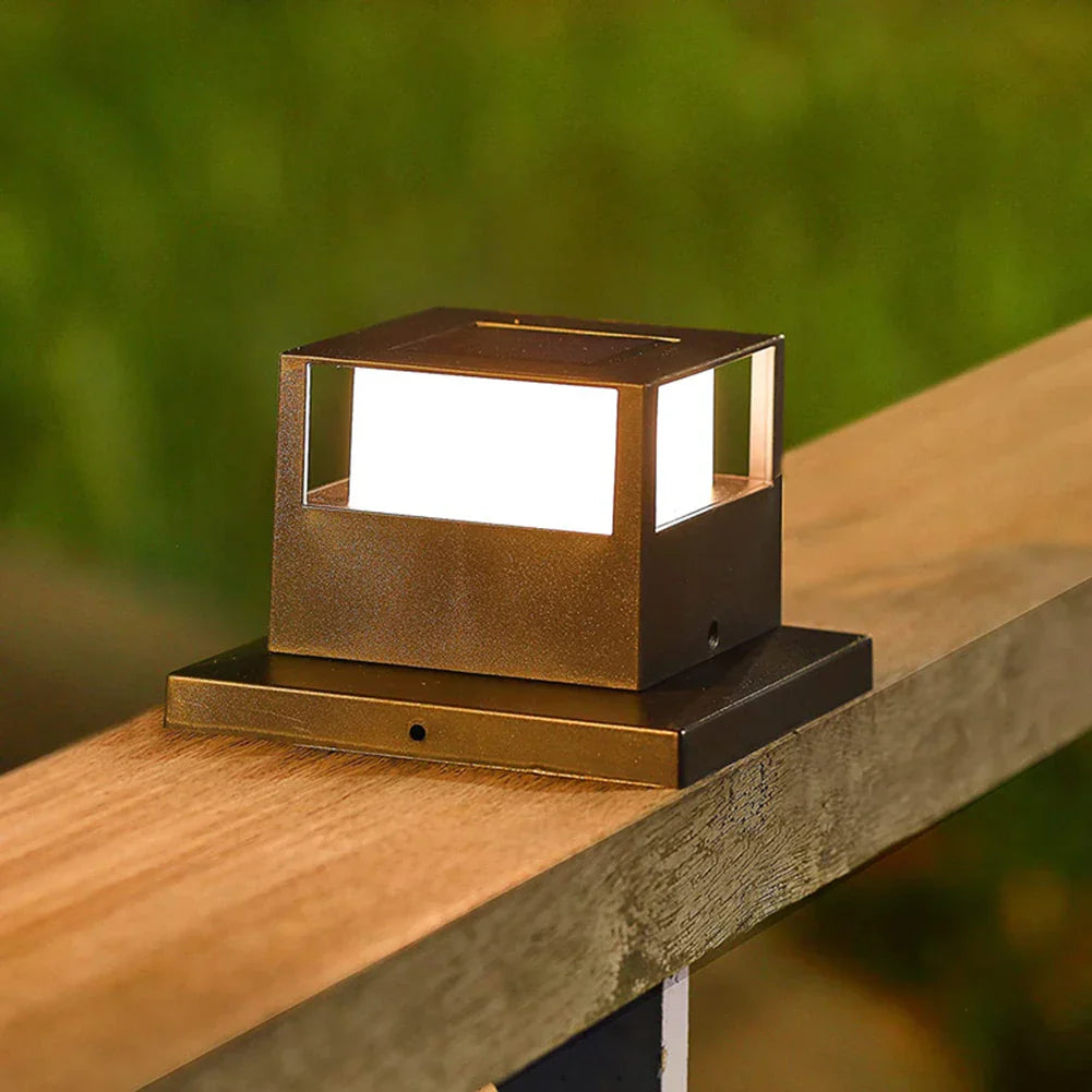 Utomhuslampa LED Solcell för Trädgård och Terrass - Väderbeständig Utebelysning 1