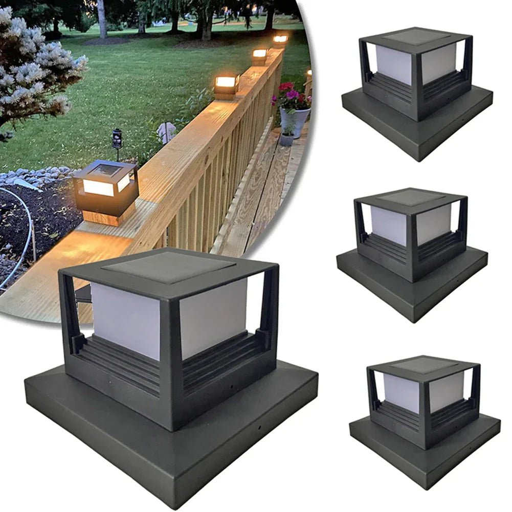 Utomhuslampa LED Solcell för Trädgård och Terrass - Väderbeständig Utebelysning 2