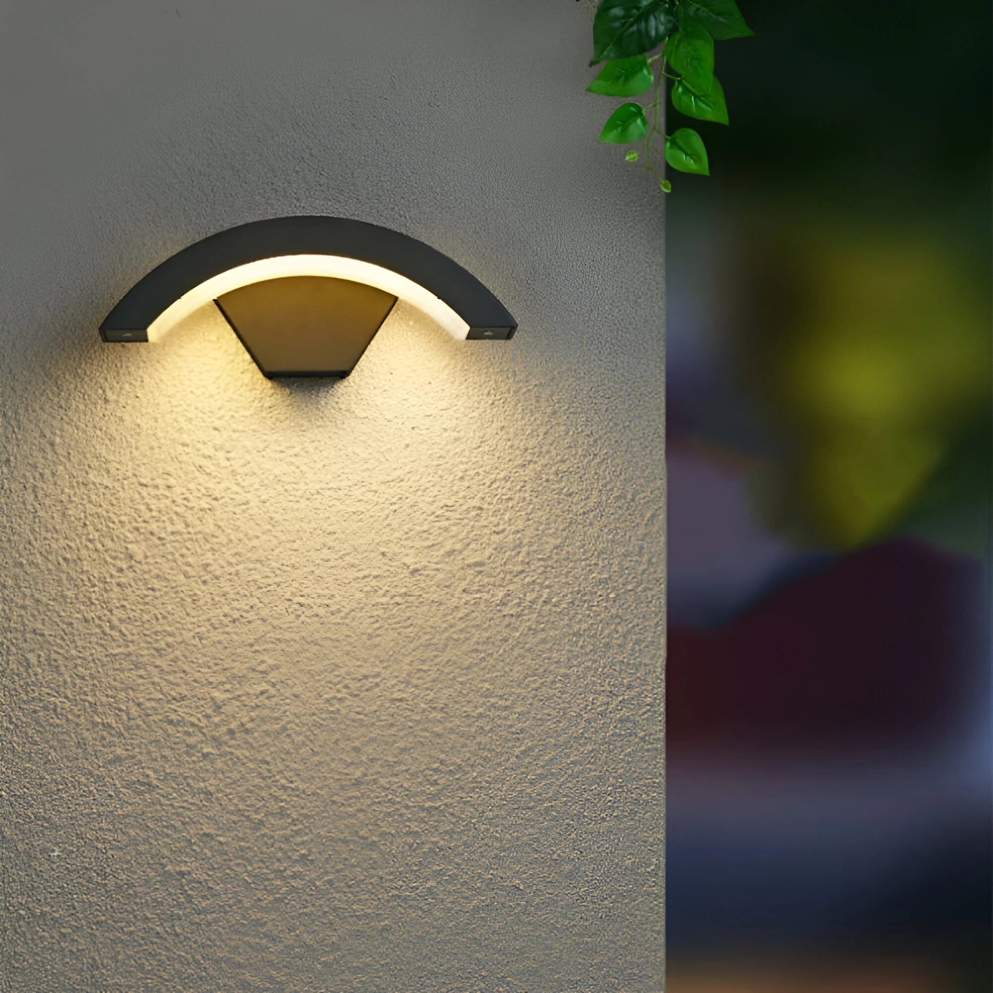 Utomhuslampa med Rörelsesensor för Utebelysning i Trädgård och Entré 0
