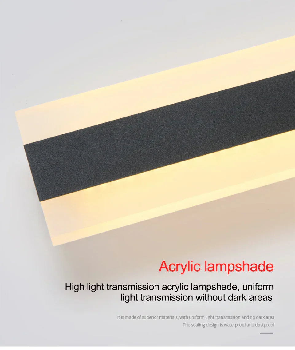 Utomhusvägglampa LED Modern Design 4