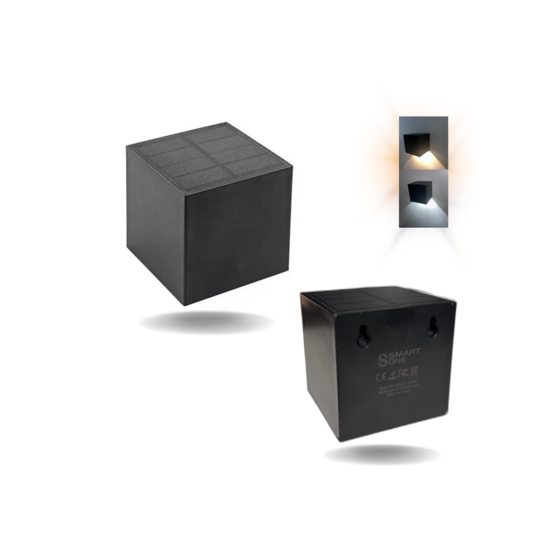 Utomhusvägglampa med Solcell och Automatisk Sensor 7