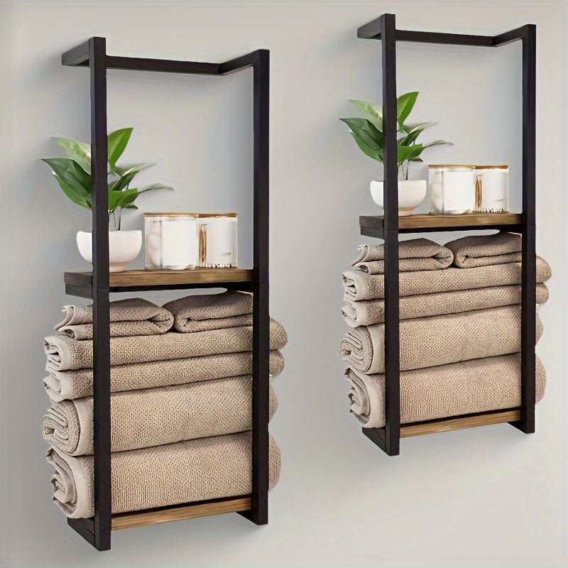 Vägghanddukshållare Modern Design för Badrum Minimalistisk Stil 1