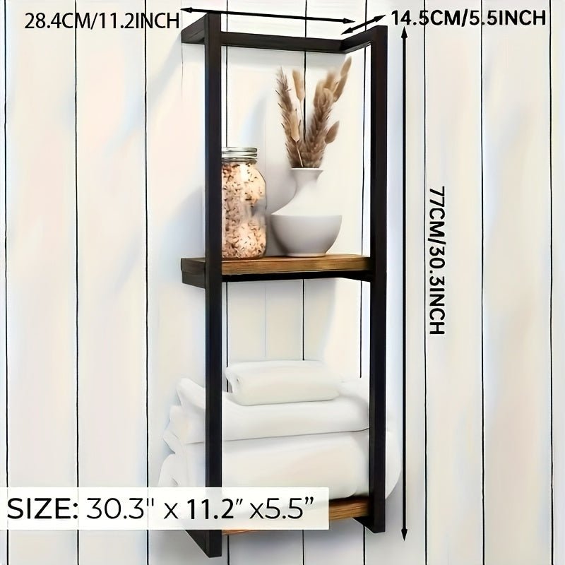 Vägghanddukshållare Modern Design för Badrum Minimalistisk Stil 7