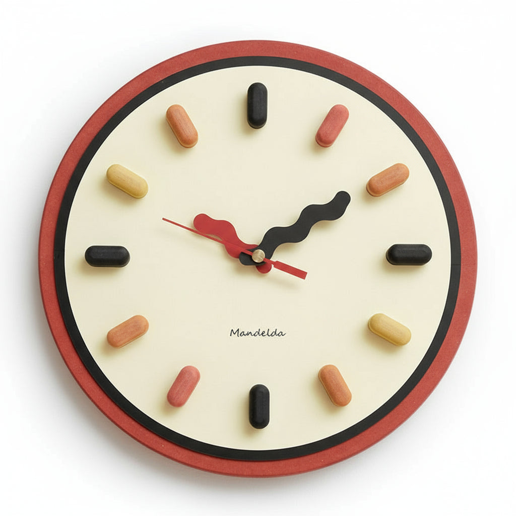 Väggklocka 3D Nordisk Design 0