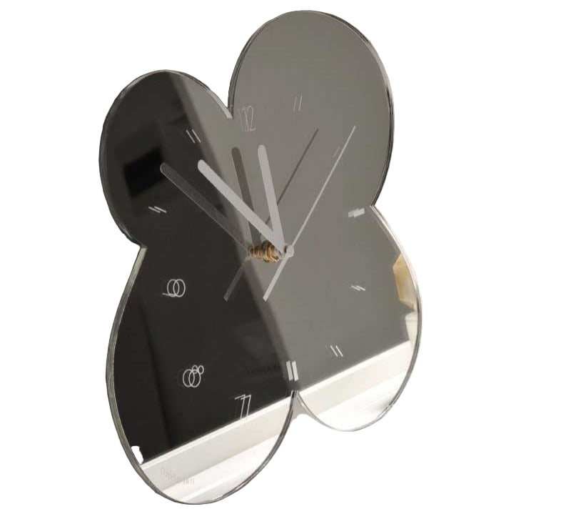 Väggklocka Blomdesign för Heminredning 0