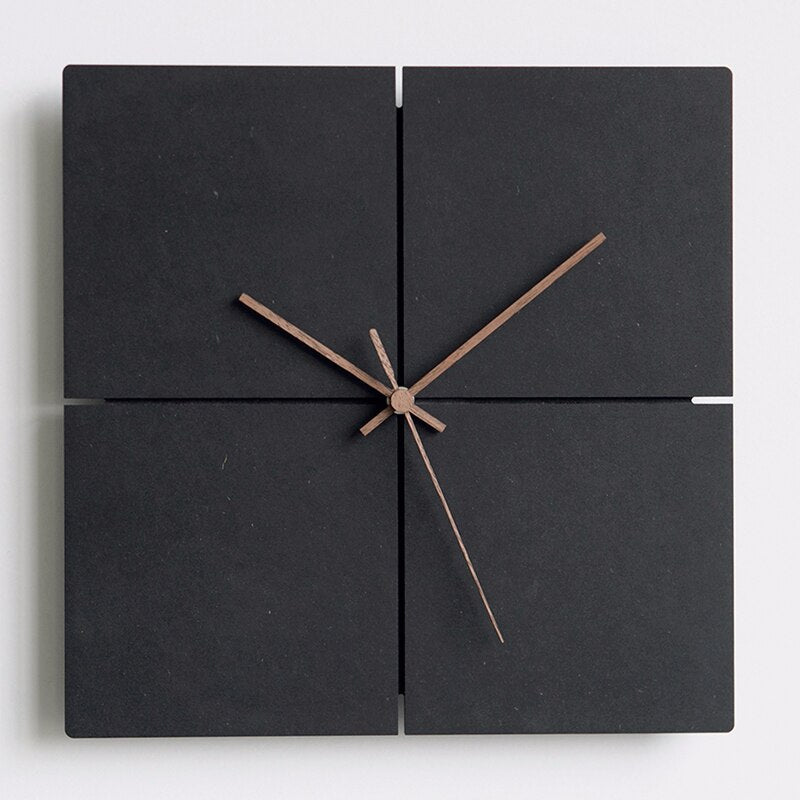 Väggklocka Minimalistisk Design Rund Fyrkantig 3