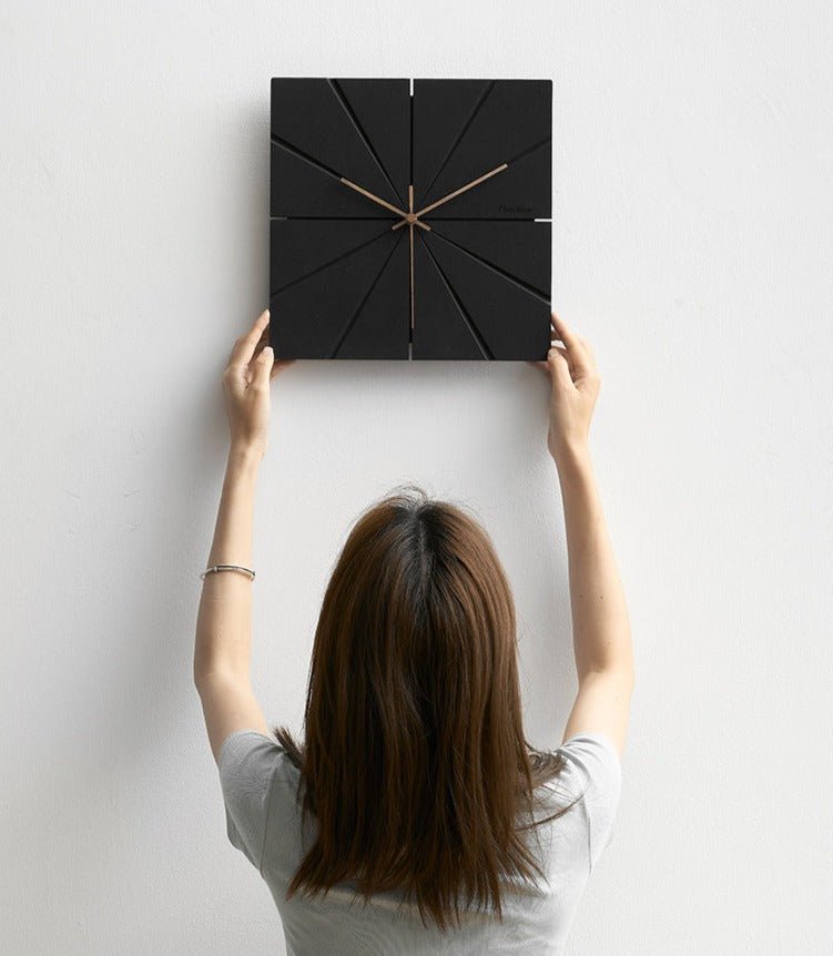 Väggklocka Modern Design Tyst Rörelse 2