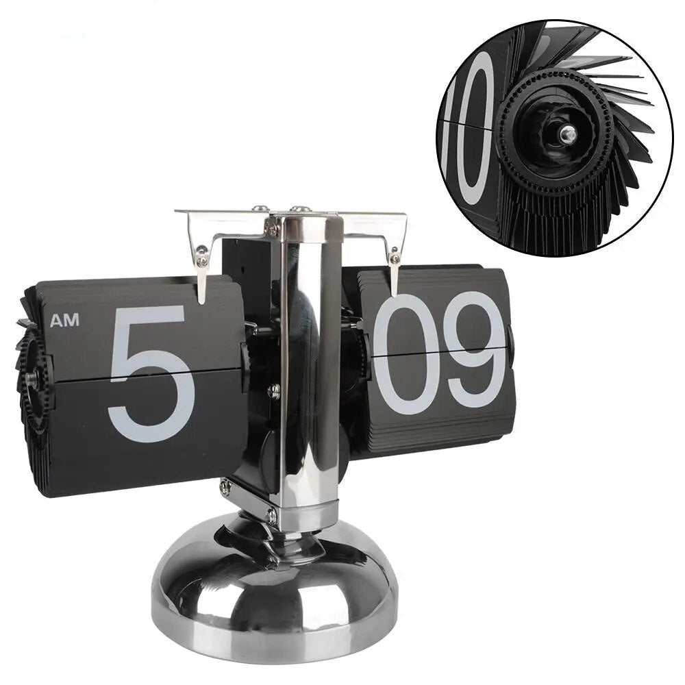 Väggklocka Modern Design med Automatiskt Roterande Element 1