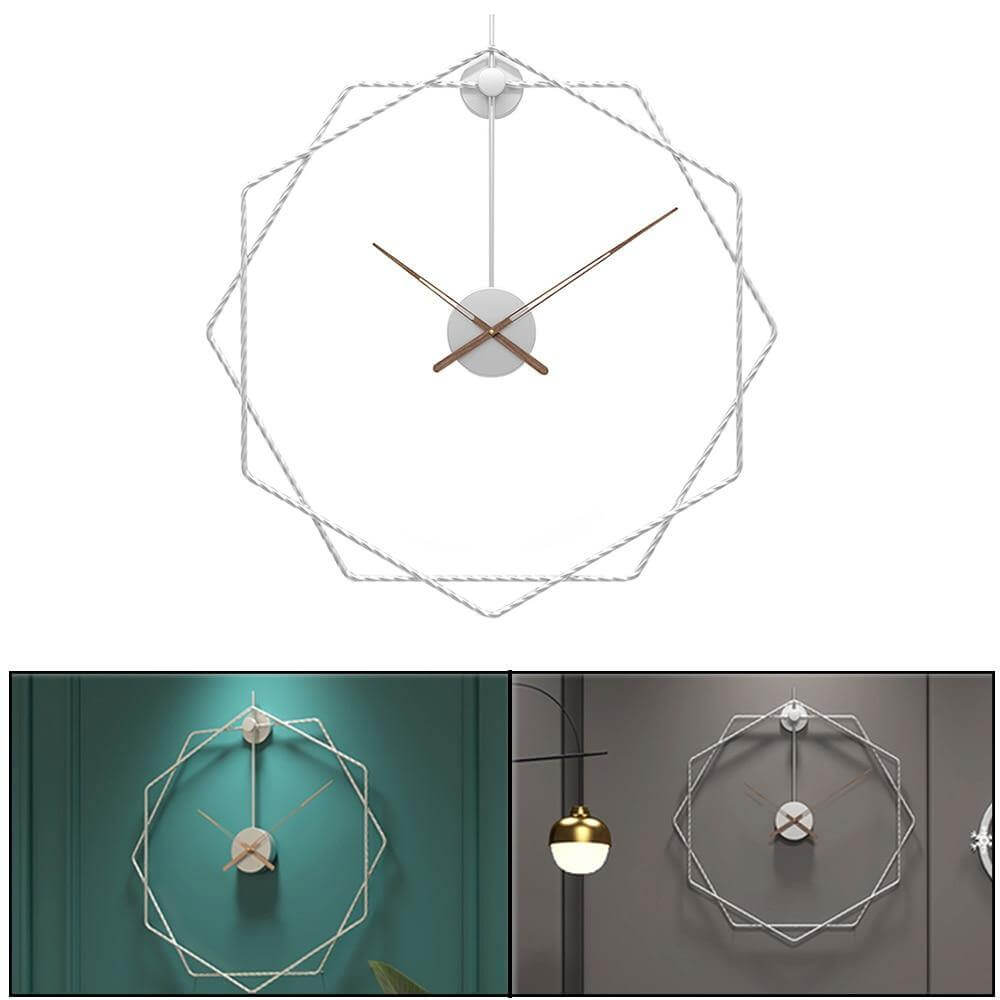 Väggklocka Stor Geometrisk Design för Hem och Kontor 2