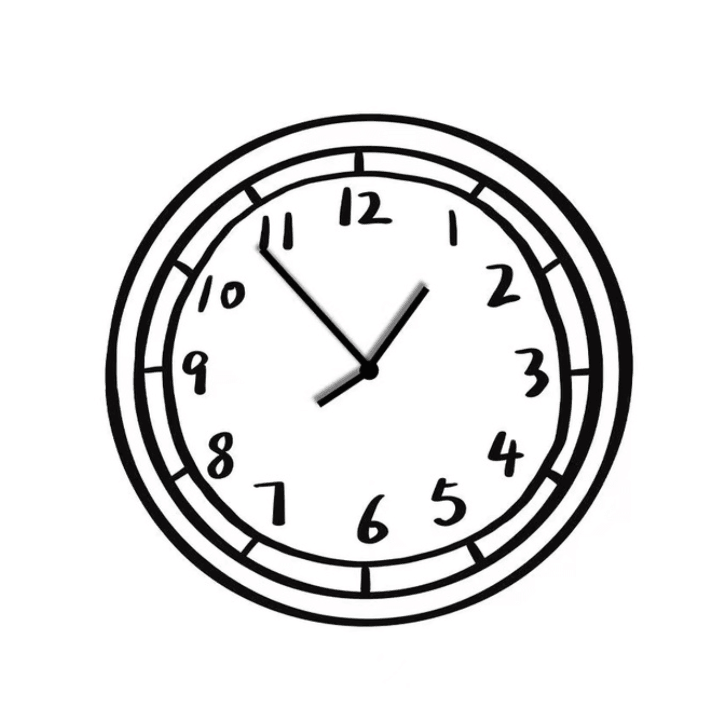 Väggklocka Tecknad Design 4