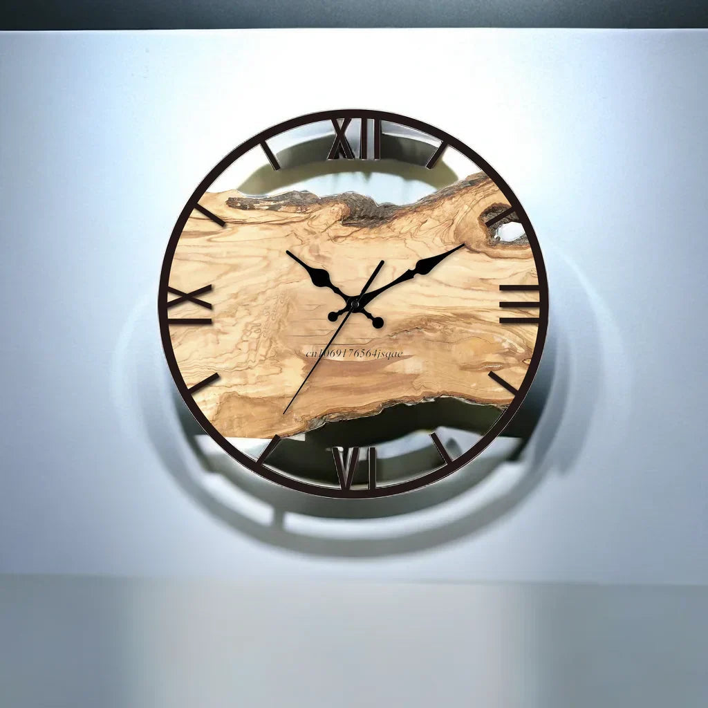Väggklocka Transparent Minimalistisk Design För Hem Och Kontor 5