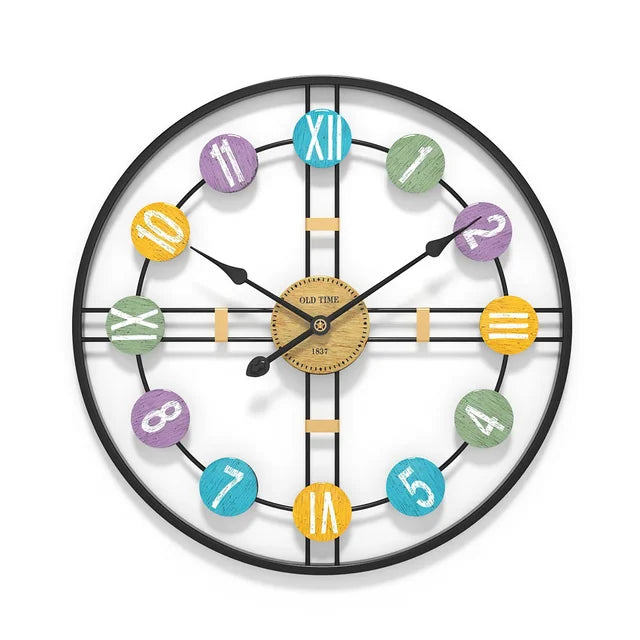 Väggklocka med Romerska Siffror i 3D 9