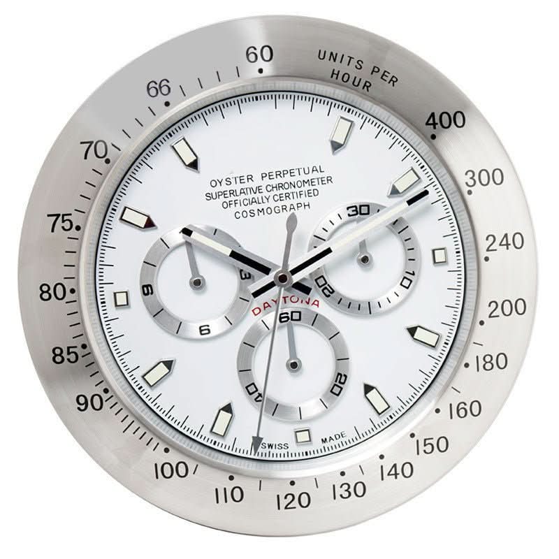 Väggklocka med Tyst Drift och Lysande Visare 11