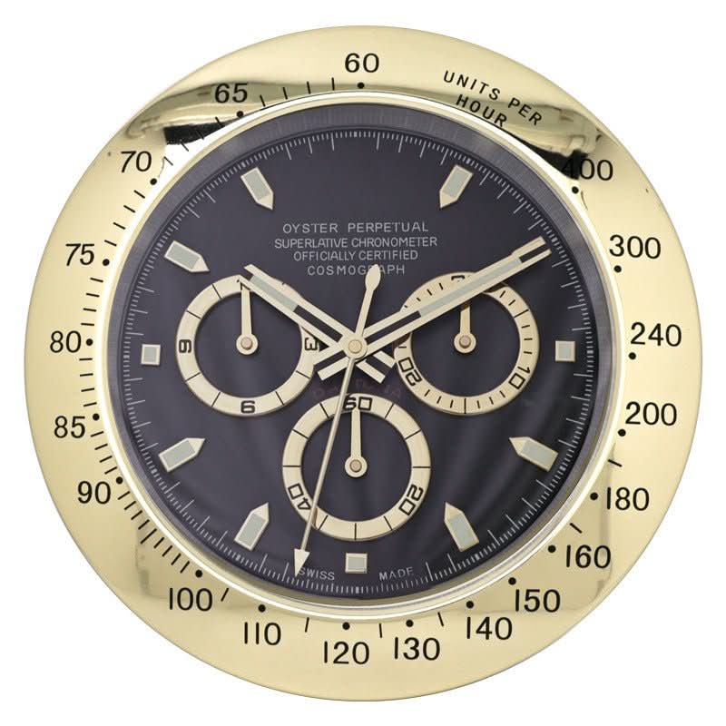 Väggklocka med Tyst Drift och Lysande Visare 12