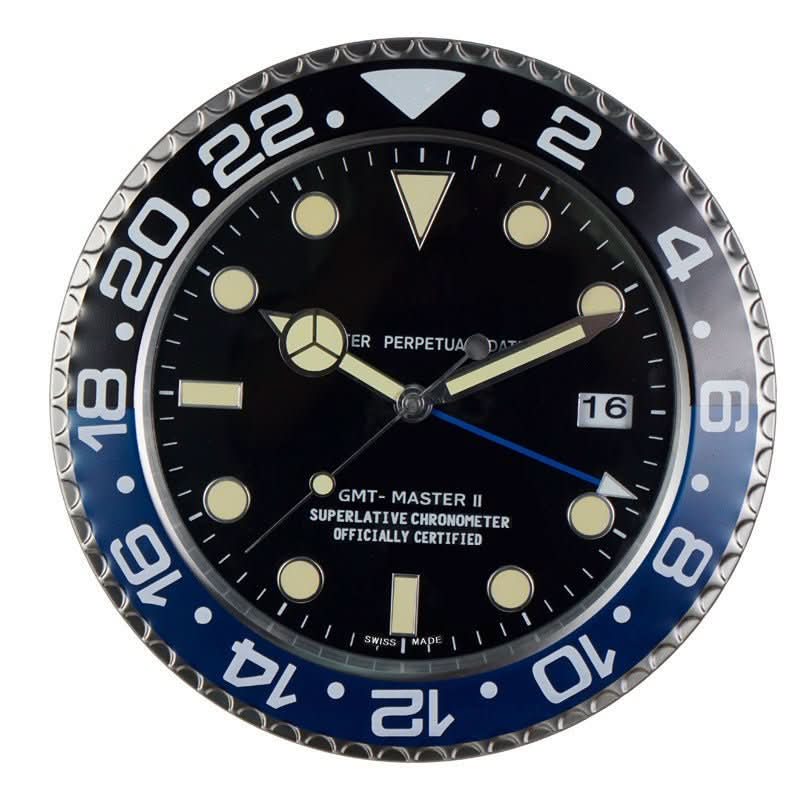 Väggklocka med Tyst Drift och Lysande Visare 14