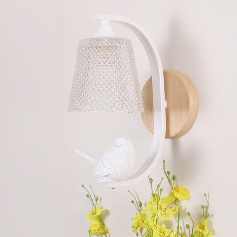 Vägglampa Fågeldesign Rustik Charm för Inomhusbruk 4