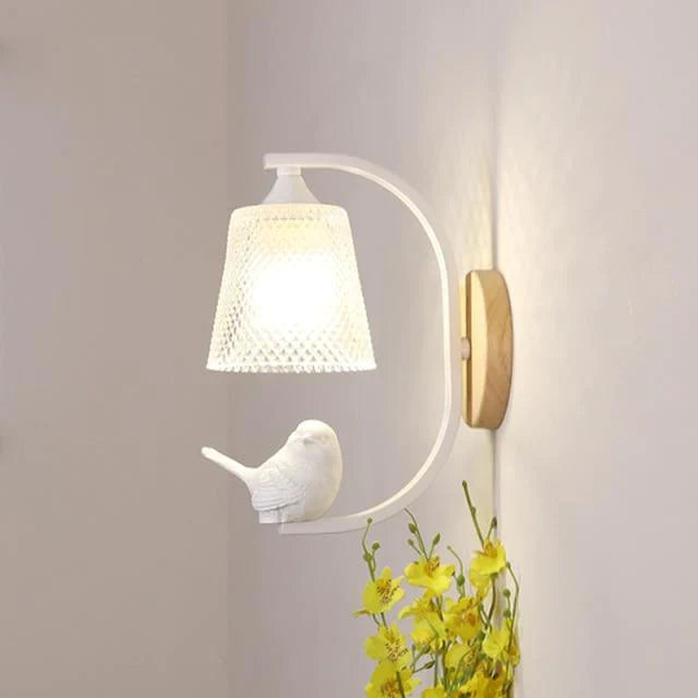 Vägglampa Fågeldesign Rustik Charm för Inomhusbruk 6