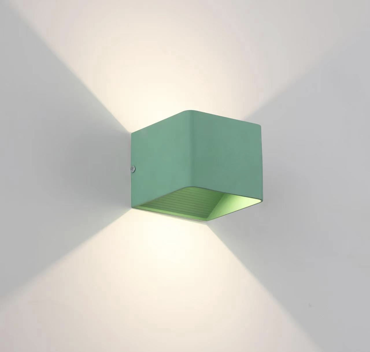 Vägglampa Fyrkantig Modern Design för Inomhusbruk - Perfekt Sänglampa Vägg 11