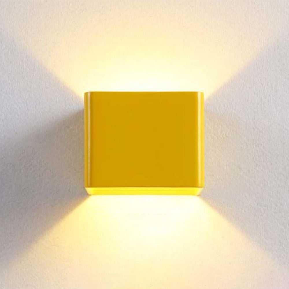 Vägglampa Fyrkantig Modern Design för Inomhusbruk - Perfekt Sänglampa Vägg 12