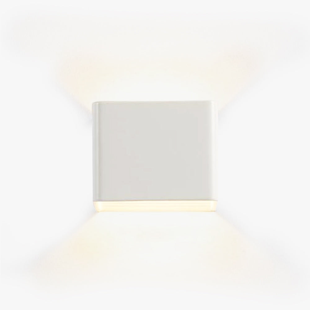 Vägglampa Fyrkantig Modern Design för Inomhusbruk - Perfekt Sänglampa Vägg 9
