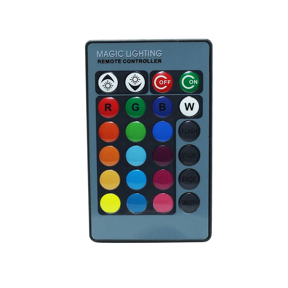 Vägglampa LED med Fjärrkontroll och Flera Färger 4