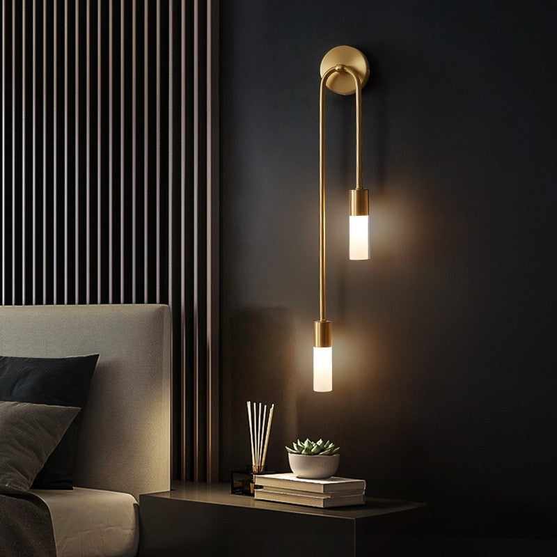 Vägglampa Modern Design med 2 Ljuskällor för Vardagsrum och Sovrum 0