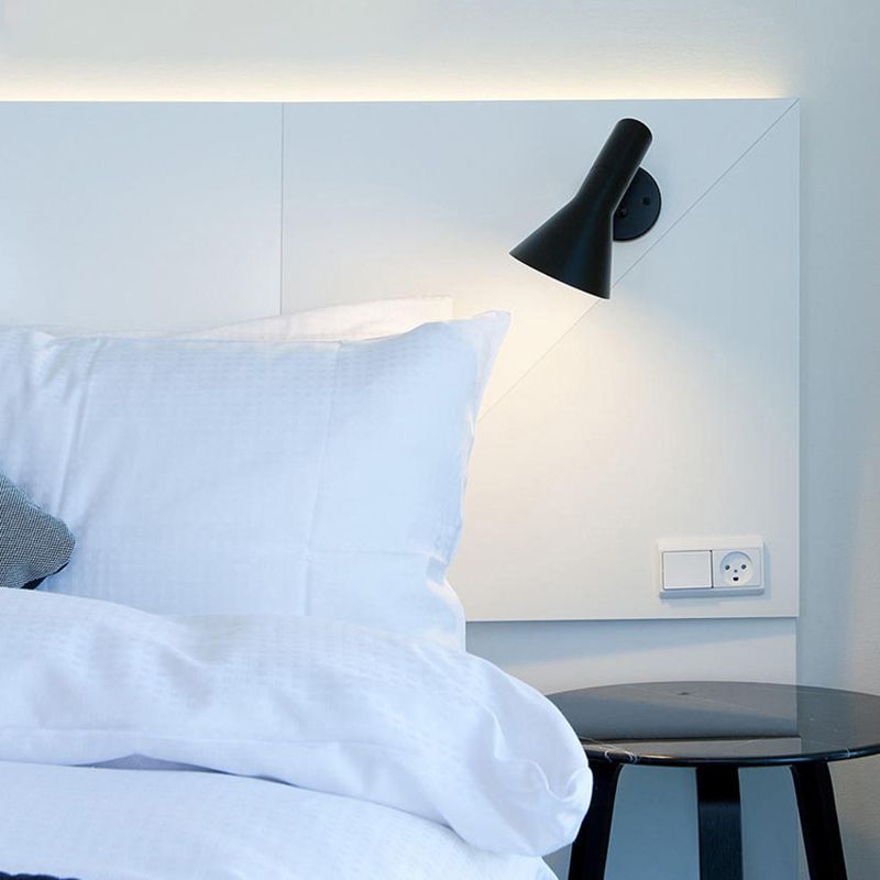 Vägglampa Svart Modern Industriell Design för Inomhusbruk 3