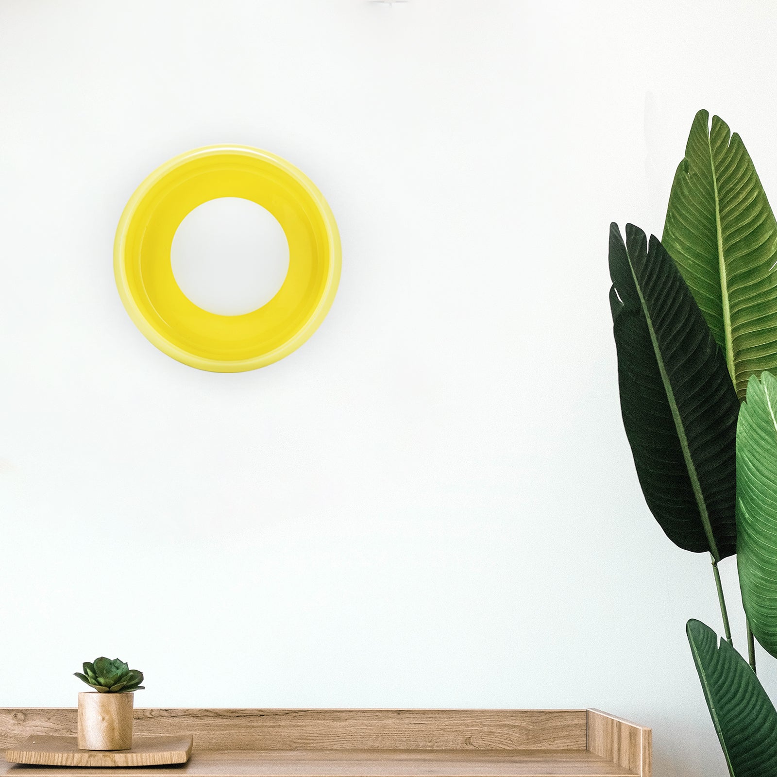 Vägglampa i Keramik Rund Modern Design 0