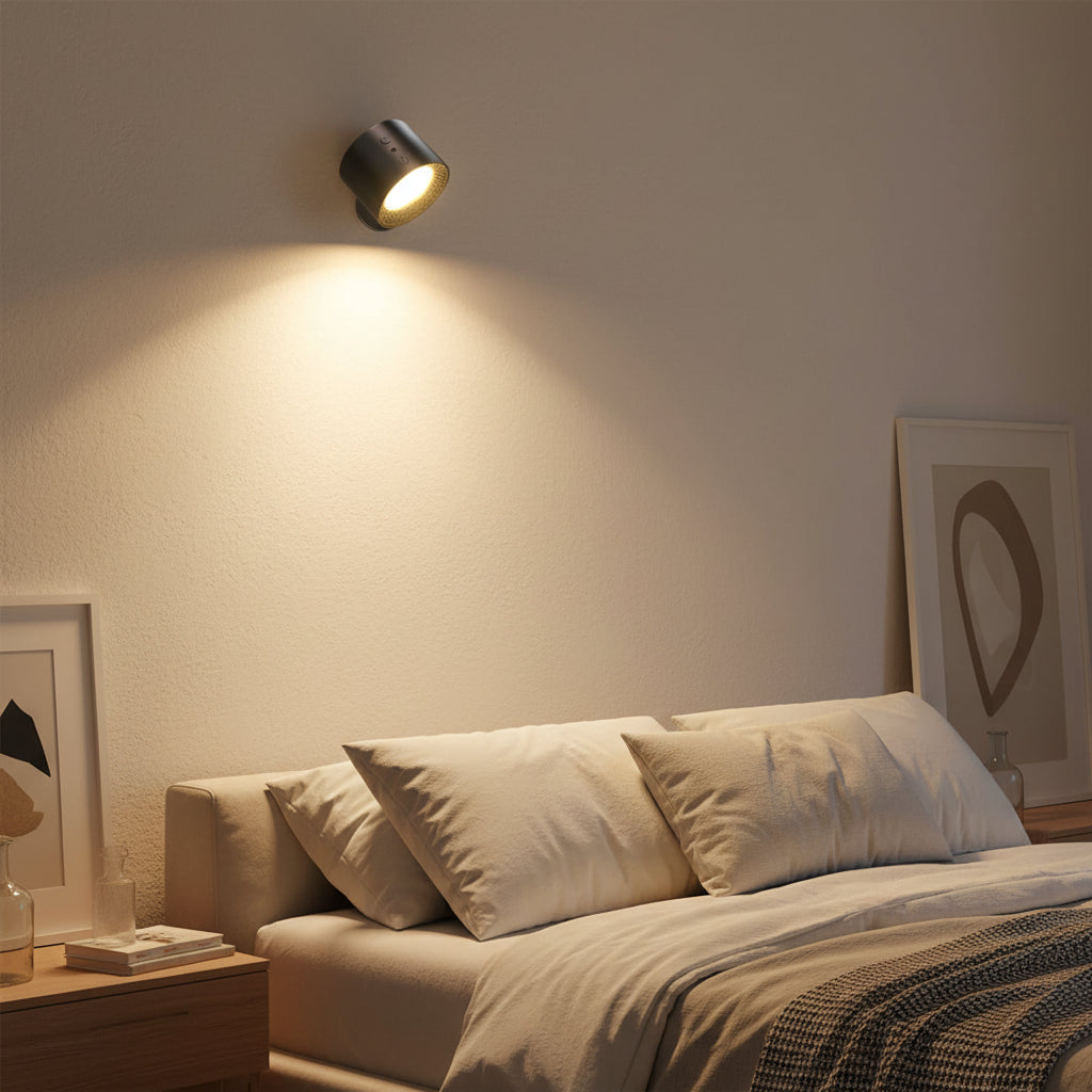 Vägglampa med Dimmer och 360° Rotation 2