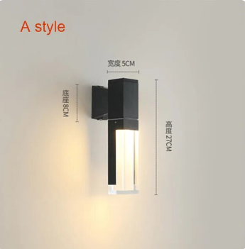 Vägglampa med Rörelsedetektor Modern Design 0