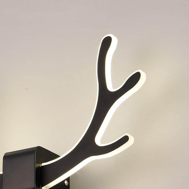 Vägglampa med Rörelsesensor och Hjorthorn Modern Design för Säng och Vardagsrum 2