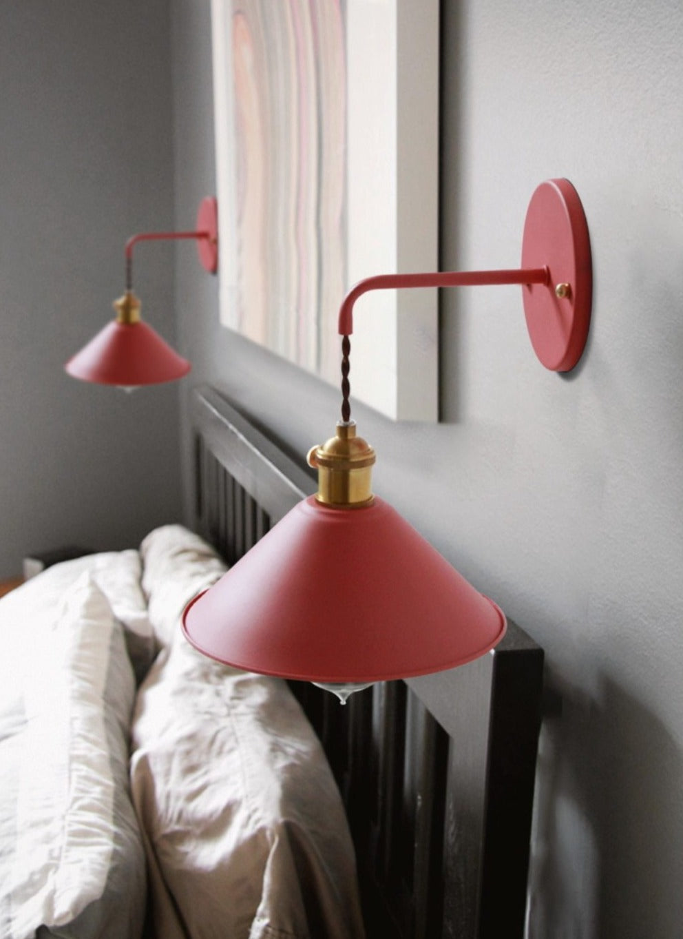 Vägglampor Inomhus Retroinspirerad Färgglad Design 10