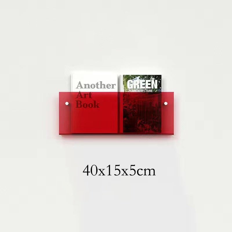 Väggmonterad Tidningshållare Modern Minimalistisk Design 17