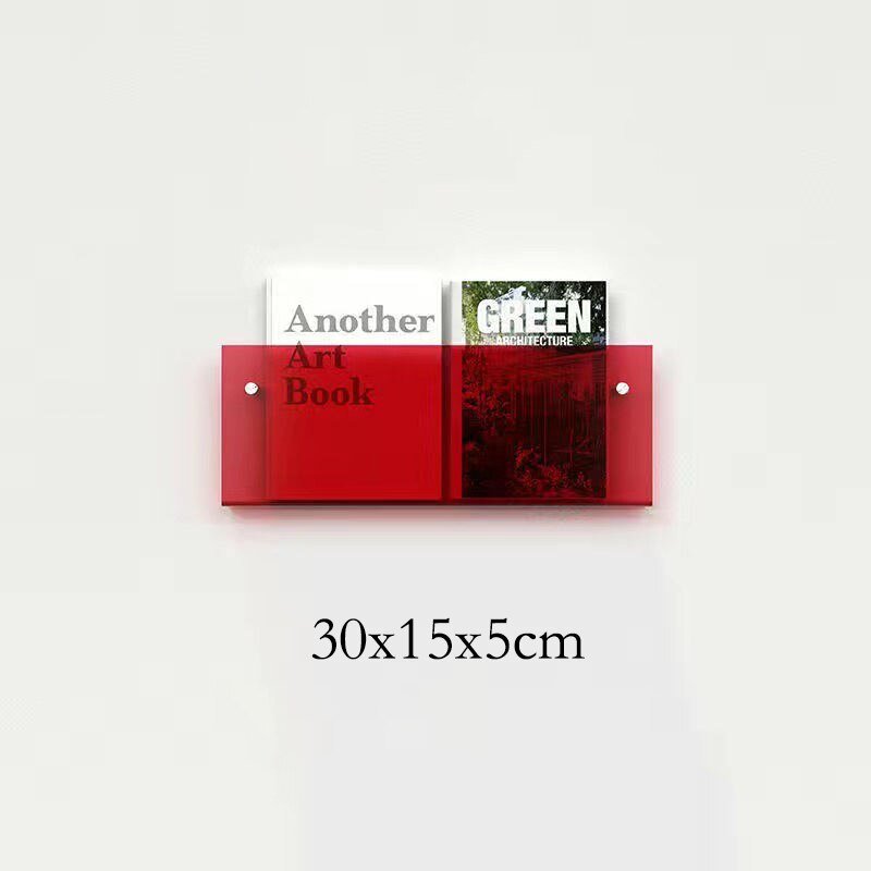 Väggmonterad Tidningshållare Modern Minimalistisk Design 20