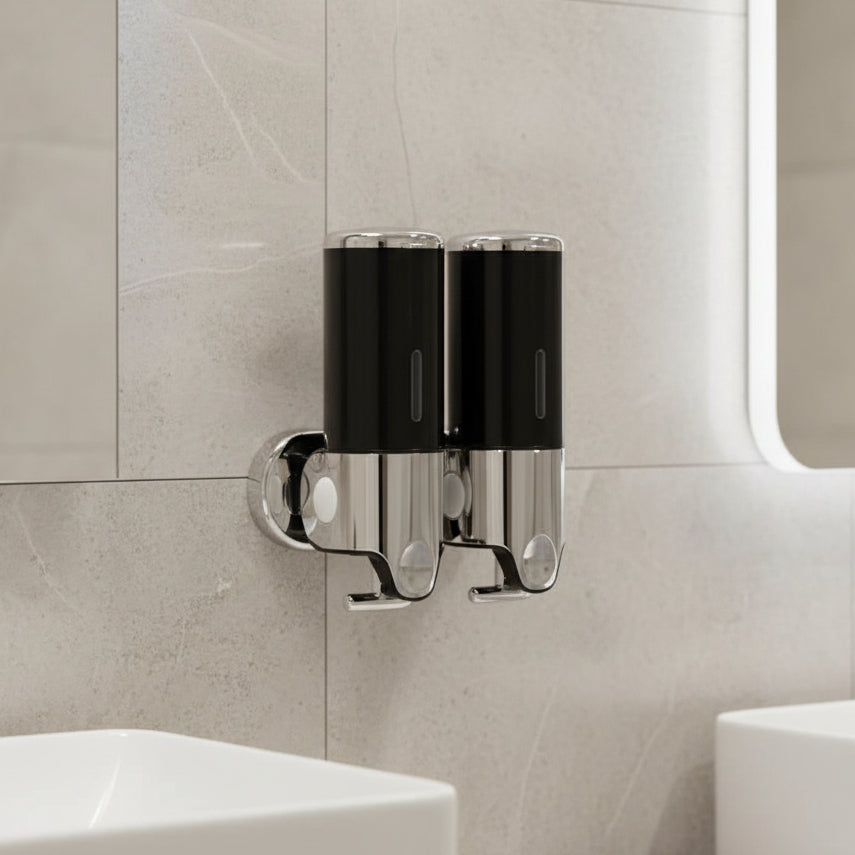 Väggmonterad Tvåldispenser Modern Design för Badrum 15