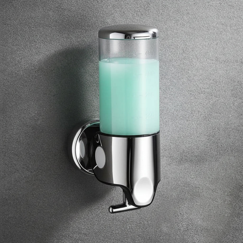 Väggmonterad Tvåldispenser Modern Design för Badrum 9