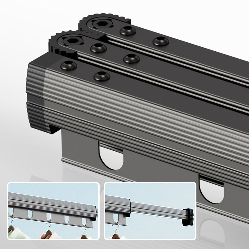 Väggmonterat Klädställ Hopfällbart för Inomhus och Utomhus, Utrymmesbesparande Design 2