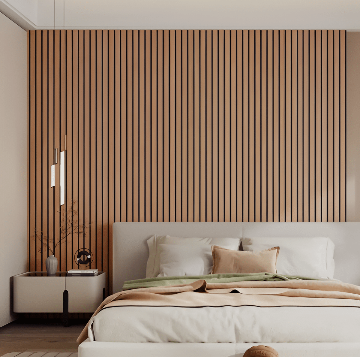 Väggpaneler För Väggdesign Moderna Träpaneler Självhäftande 40x300 cm 2