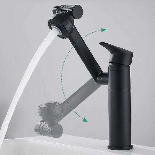 Vattenkran med 360° Rörlighet och Sprayfunktion för Kök och Tvättställ 5