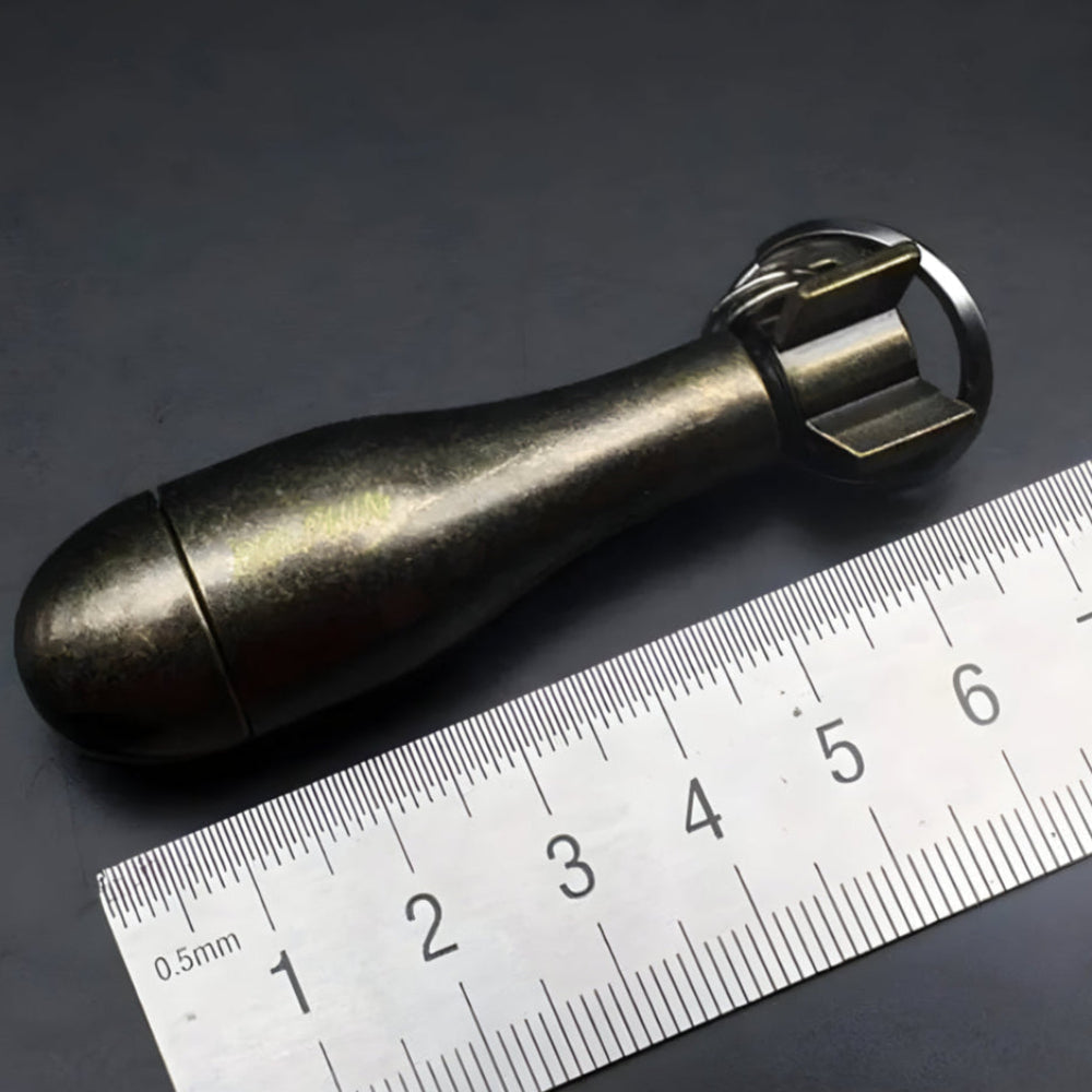 Vattentät Flint Tändare Nyckelring för Utomhusbruk 8