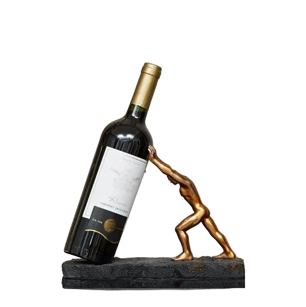Vinflaskhållare Metall Modern Design 0