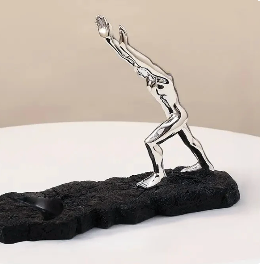 Vinflaskhållare Metall Modern Design 4