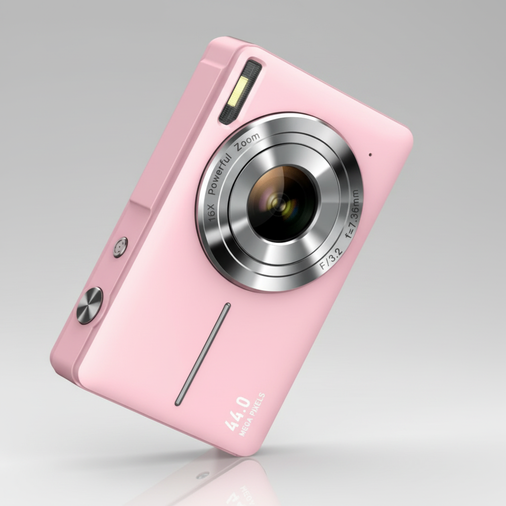 Vintage Digitalkamera med Modern Teknik för Enkelt Fotograferande 7