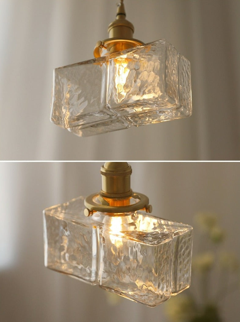 Vintage Hänglampa i Glas för Hemmet 4