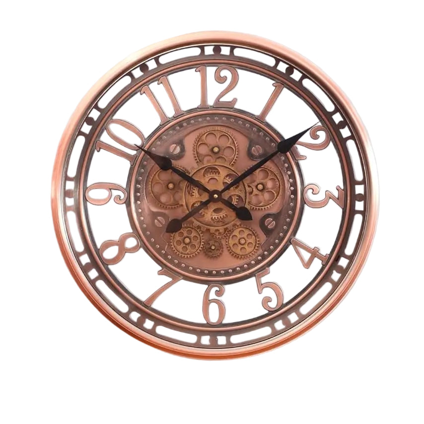 Vintage Väggklocka i Koppar för Hem och Kontor 2